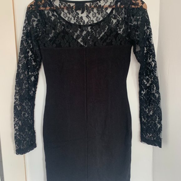 Black Lace Dress - Picture 2 of 2